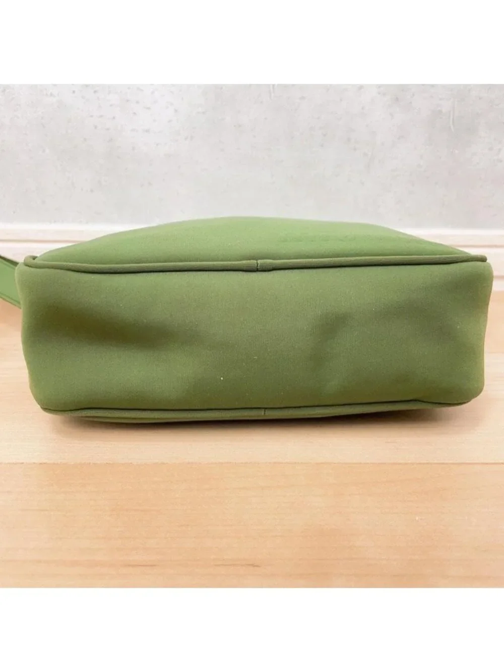 Miu Miu Archive Shoulder Bag Khaki Logo
